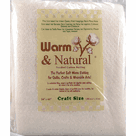 Warm & Natural Cotton Batting - Craft Size, 34in x 45in