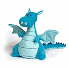 Yoki the Fat Dragon - Plush Animal Sewing Kit - Blue