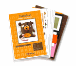 Zombi Bear Plush Toy Fabric Kit and Sewing Pattern - DIY Fluffies