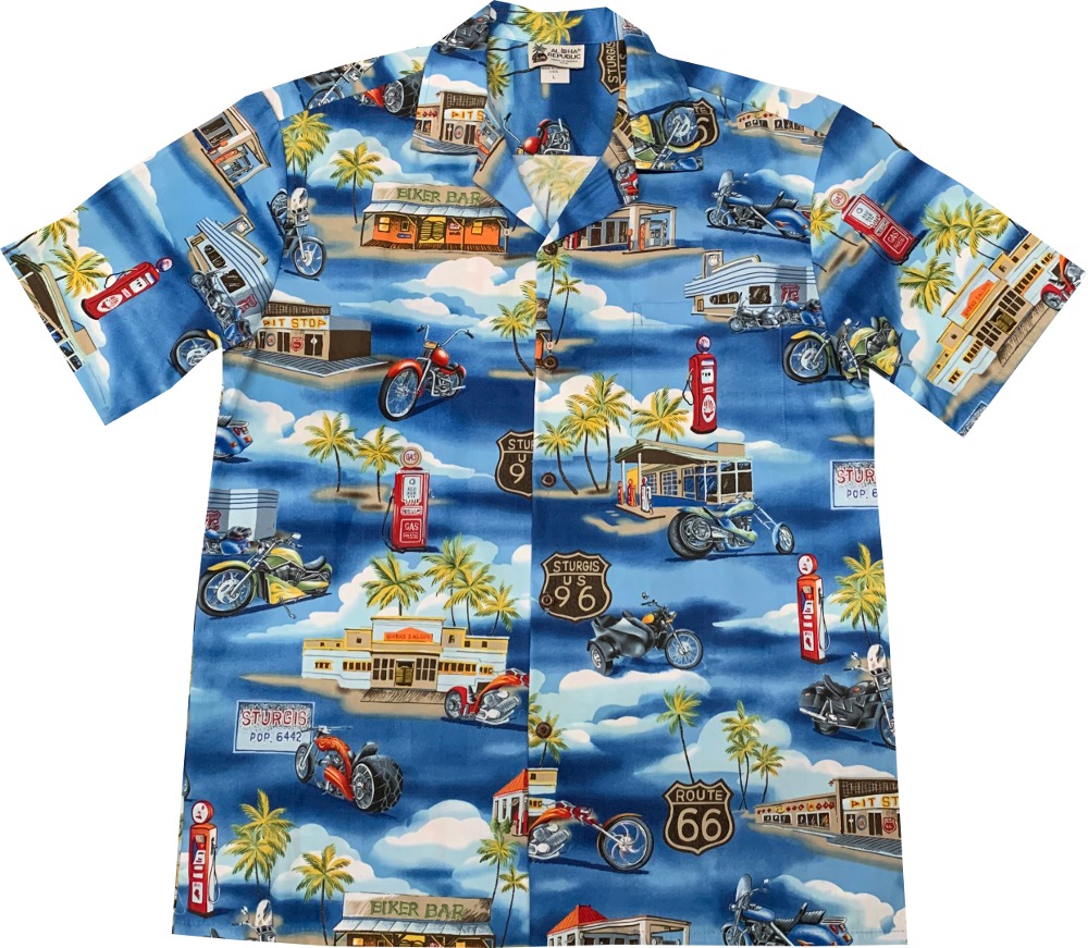 Cruzin Route 66 Men Hawaiian Shirt