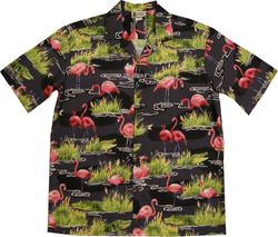 Flamingo Pond Men Hawaiian Shirt
