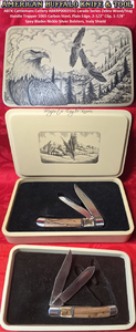 Cattlemen's Cutlery Laredo Series Majestic Eagle Trapper - ABKRP00025SG