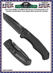 Bear & Son Cutlery Bear Ops BSMC-510-ALBK-B Rancor IV Slide Lock Black 2-3/4" Plain Tanto Point Blade Aluminum Folding Pocket Knife 