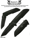 Browning Cutlery Browning BR322-0266 Browning Black Label Eradicate Black G10 Handle Linerlock Pocket Folder Knife 