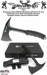 Browning Knive's BR320110BL Browning Black Label Shock N Awe Tomahawk 2.75" Black 1055 Blade, Paracord Wrapped Handle, Injection Molded Sheath