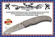 Browning Knives BR322-0240 FULL DAMASCUS ​Pocket Knife
