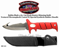 Bubba Blade BB1-GH 4 In. Full Tang Gut Hook Huntining Knife & Sheath