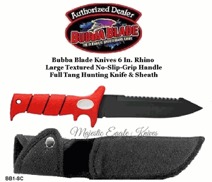 Bubba Blade -BB1-SC 6 In. Full Tang Scout Hunting Knife & Sheath