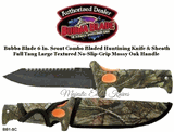 Bubba Blade -BB1-SCMO 6 In. Full Tang Scout  Mossy OakĹ˝ Break-Up Country Hunting Knife & Sheath