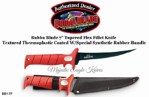 Bubba Blade Knives BB1-7F Tapered 7 inch Blade Flex Fillet Knife