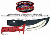 Bubba Blade Knives BB1-CH-BX 6In. Full Tang Chubby Hunter Skinner Knife & Sheath