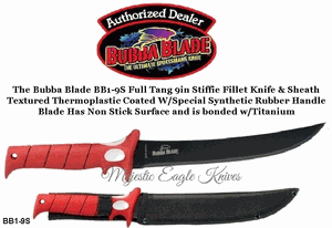 Bubba Blade Knives BB1-9S 9 inch Stiffie Blade Fillet Knife