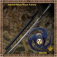 CAS Hanwei SH5004 Paul Chen Cutlery The Great Wave Katana 28" High-Carbon Steel Blade CAS Hanwei SH5004 Paul Chen Cutlery The Great Wave Katana 28" High-Carbon Steel Blade