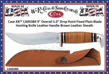 Case Cutlery CA384 Stacked Leather Fixed Blade Hunter