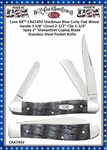 Case XX™ CA47492 Case XX™ Stockman Blue Curly Oak Wood Handle 3-5/8" Closed 2-1/2" Clip 1-3/4" Spey 2" Sheepsfoot Coping Blade Stainless Steel Pocket Knife Case XX™ CA47492 Case XX™ Stockman Blue Curly Oak Wood Handle 3-5/8" Closed 2-1/2" Clip 1-3/4" Spey 2" Sheepsfoot Coping Blade Stainless Steel Pocket Knife