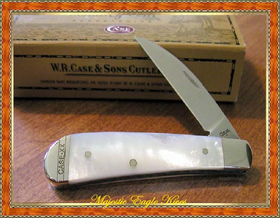 W.R. Case & Sons Cutlery CASE XX CA11914 Mother of Pearl Sway Back Gent Pocket Knife