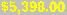 $5,398.00