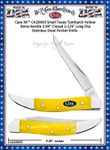W.R. Case & Sons Cutlery CA20035 Case XX™ Small Texas Toothpick Yellow Bone Handle 3.00" Closed 2-1/4" Long Clip Stainless Steel Pocket Knife W.R. Case & Sons Cutlery CA20035 Case XX™ Small Texas Toothpick Yellow Bone Handle 3.00" Closed 2-1/4" Long Clip Stainless Steel Pocket Knife