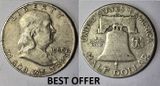 Collectible U.S.A. Coin's 1960D Ben Franklin Half Dollar Collectible U.S.A. Coin's 1960D Ben Franklin Half Dollar