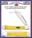 W.R. Case & Sons Cutlery CA20025 Case XX™ Copperlock Heritage Yellow Bone Handle Stainless Steel Pocket Knife W.R. Case & Sons Cutlery CA20025 Case XX™ Copperlock Heritage Yellow Bone Handle Stainless Steel Pocket Knife