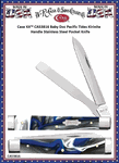 W.R. Case & Sons Cutlery CA53816 Case XX� Baby Doc Pacific Tides Kirinite Handle Stainless Steel Pocket Knife 
