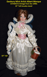 Danbury Mint Artist Albert Marque CATW4572 Vintage from the 1990s 19" Tall incudes stand