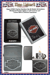 Zippo Windproof Lighter Z29822 Zippo Harley Davidson Bar & Shield, HD Emblem Windproof Pocket Lighter 2-1/4"x1/2"x1-1/2" Comes With a Lifetime Guarantee  