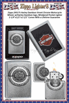Zippo Windproof Lighter Z49175 Zippo Harley Davidson Street Chrome Motorcycle Wheel, w/Harley Davidson logo, Windproof Pocket Lighter 2-1/4"x1/2"x1-1/2" Comes With a Lifetime Guarantee  