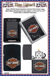Zippo Windproof Lighter Z49196 Zippo Harley Davidson Texture Print Classic Logo, Black Matte Windproof Pocket Lighter 2-1/4"x1/2"x1-1/2" Comes With a Lifetime Guarantee 