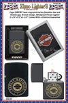 Zippo Windproof Lighter Z49197 Zippo laser engraved Harley-Davidson Bar and Shield Logo, Bronze Design, Windproof Pocket Lighter 2-1/4"x1/2"x1-1/2" Comes With a Lifetime Guarantee 