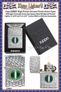 Zippo Windproof Lighter Zippo 28807 Dragons Eye Lighter with High Polish Chrome Construction Windproof Pocket Lighter 2-1/4"x1/2"x1-1/2" Comes With a Lifetime Guarantee Zippo Windproof Lighter Zippo 28807 Dragons Eye Lighter with High Polish Chrome Construction Windproof Pocket Lighter 2-1/4"x1/2"x1-1/2" Comes With a Lifetime Guarantee
