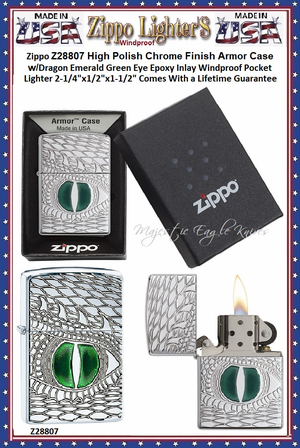 Zippo Windproof Lighter Zippo 28807 Dragons Eye Lighter with High Polish Chrome Construction Windproof Pocket Lighter 2-1/4"x1/2"x1-1/2" Comes With a Lifetime Guarantee Zippo Windproof Lighter Zippo 28807 Dragons Eye Lighter with High Polish Chrome Construction Windproof Pocket Lighter 2-1/4"x1/2"x1-1/2" Comes With a Lifetime Guarantee