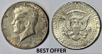 Collectible U.S.A. Coin's 1965-n-mark John F Kennedy Silver Half Dollar Coin Collectible U.S.A. Coin's 1965-n-mark John F Kennedy Silver Half Dollar Coin