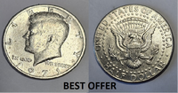 Collectible U.S.A. Coin's 1974 JFK-Half-Dollar-no-mintmark Collectible U.S.A. Coin's 1974 JFK-Half-Dollar-no-mintmark