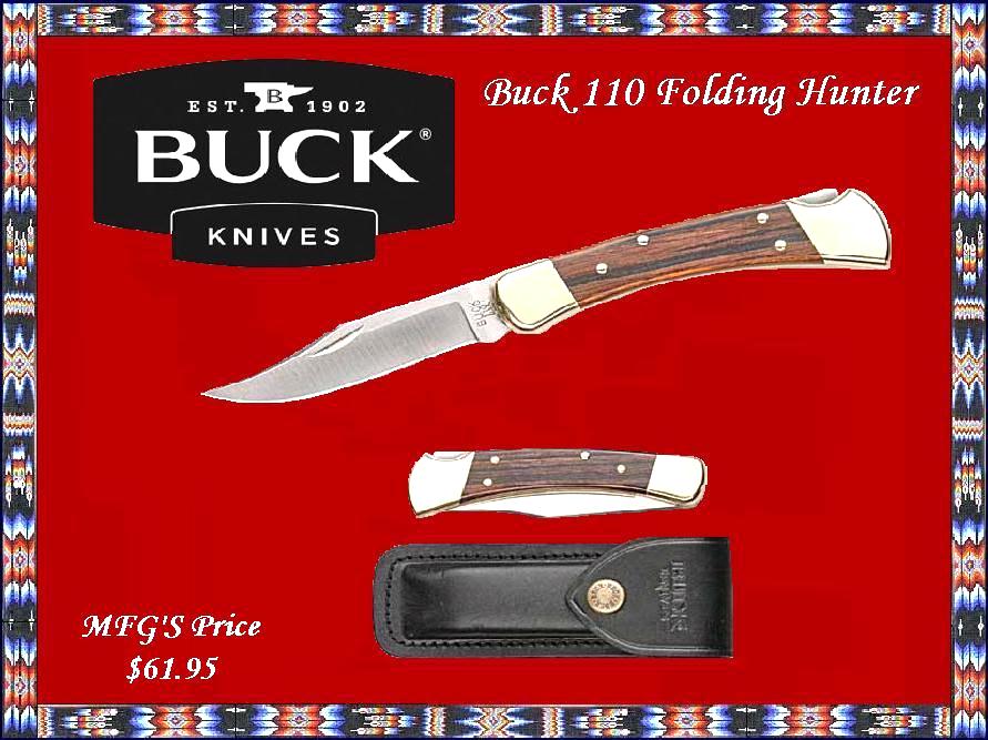CLASSIC Original BUCK 110 FOLDING HUNTER KNIFE