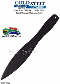 Cold Steel CS80stk12Z Sure Flight Sport 8.2 High Carbon Steel 12" Throwing Knife 