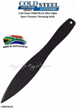 Cold Steel CS80stk12Z Sure Flight Sport 8.2 High Carbon Steel 12" Throwing Knife 