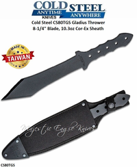 Cold Steel CS80TGS Gladius Thrower 8-1/4" Blade, 10.3oz Cor-Ex Sheath