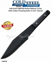 Cold Steel CS80TPB Perfect Balance 15.4oz 1055 Carbon Throwing Knife 13-1/2" Overall 