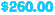 $260.00
