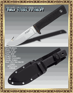 Cold Steel Cutlery CS36G Master HunterĹ˝ Plus Knife W/Pouch-Style Cor-Ex Sheath