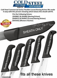 Cold Steel Knives BSCSSK20VBZ Cold Steel Commercial Series Sheath (fits 5 different knives)