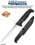 Cold Steel Knives Cold Steel 20VBBZ Commercial Series Stiff Boning Knife 6" 4116 Stainless Plain Blade, Kray-Ex Handle   