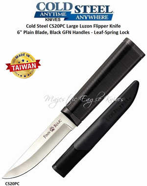 Cold Steel Knives CS20PC Finn Bear Fixed Knife 4" Plain Blade, Polypropylene Handle, Cor-Ex Sheath
