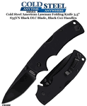Cold Steel Knives CS58M AK-47 Folding Knife 3.5" S35VN Black DLC Blade, Black G10 Handles