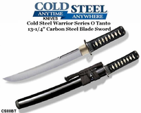 Cold Steel Knives CS88BT Warrior Series O Tanto 13-1/4" Carbon Steel Blade