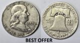 Collectible U.S.A. Coin's 1957 Ben Franklin Half Dollar Collectible U.S.A. Coin's 1957 Ben Franklin Half Dollar
