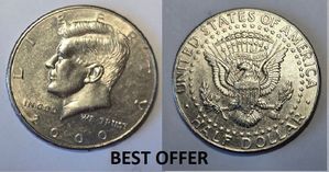 Collectible U.S.A. Coin's 2000D-JFK-Half-Dollar Collectible U.S.A. Coin's 2000D-JFK-Half-Dollar