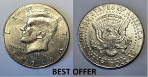 Collectible U.S.A. Coin's 2001-n-mark JFK-Half-Dollar Collectible U.S.A. Coin's 2001-n-mark JFK-Half-Dollar