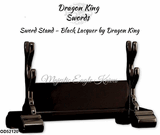 Dragon King OD52120 Two Sword Stand Black Lacquer by Dragon King